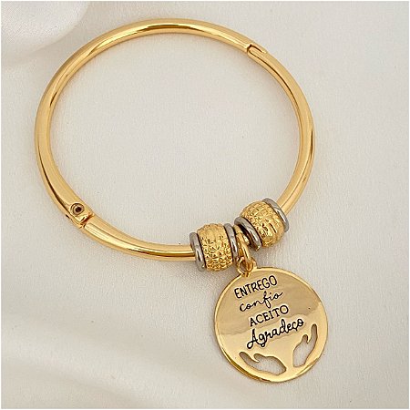 Bracelete Entrego Confio