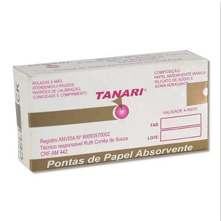 Ponta de Papel Absorvente Cell Pack - Tanari