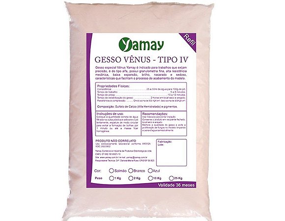 Gesso Pedra Especial Vênus Tipo IV - Yamay