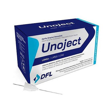 Agulha Gengival 27G Longa Unoject - DFL.