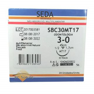 Fio De Seda 3-0 - BIOLINE