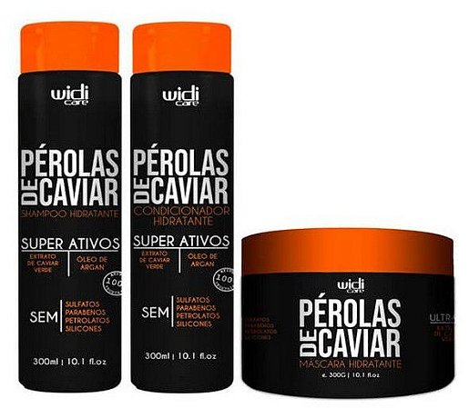 COMBO PÉROLAS DE CAVIAR - HIDRATAÇÃO INTENSA - WIDI CARE