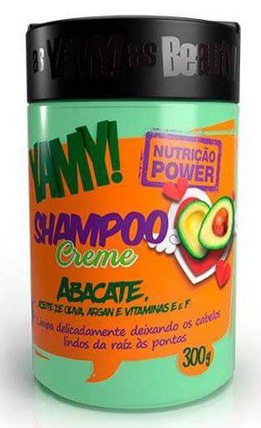 Shampoo Nutrição Power Creme de Abacate 300g - Yamy!