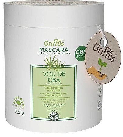 Vou de CBA Máscara de Hidratação Griffus - 550g