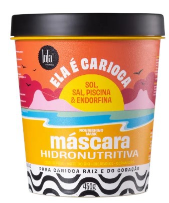 Ela é Carioca Sol, Sal, Piscina & Endorfina – Máscara Hidronutritiva 450g Lola