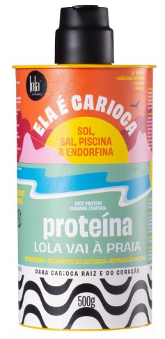 Proteína Ela é Carioca Sol, Sal, Piscina & Endorfina 500g  Lola
