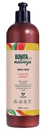 Creme De Pentear Bonita Por Natureza Manga E Hibisco 500g