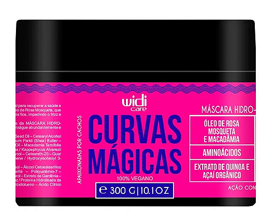 Curvas Mágicas Máscara Hidro-Reconstrutora 300g  - Widi Care