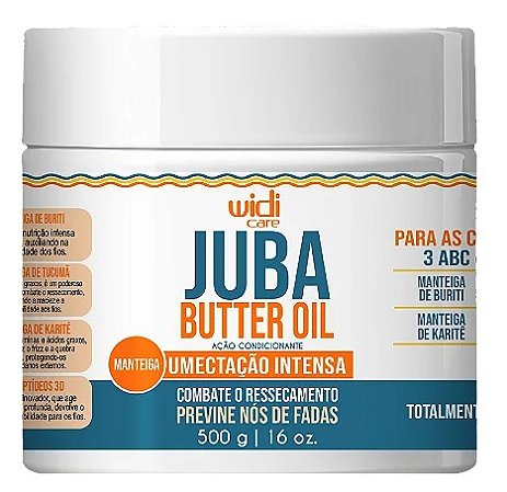 Juba Butter Oil Umectação Intensa Ação Condicionante 500g - Widi Care