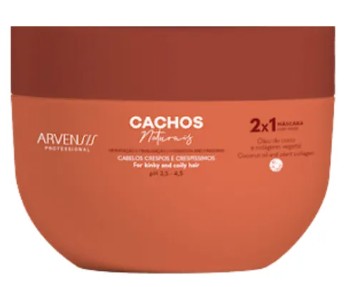 Mascara Cachos Naturais Arvensis 2X1 (Máscara E Creme De Pentear)  250G