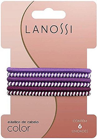 Conjunto De Elásticos Lanossi Color Purple C/ 6