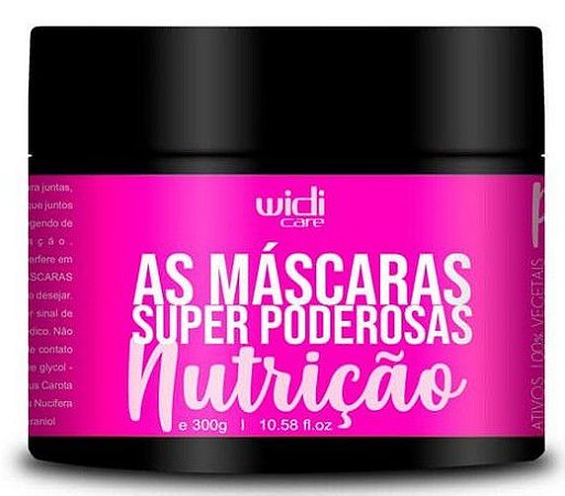 As Máscaras Super Poderosas Nutrição 300G - Widi Care