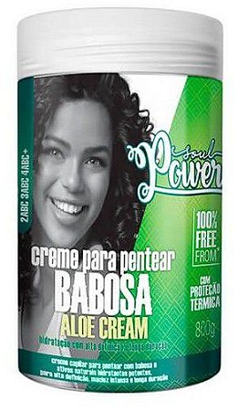 Creme de Pentear Babosa Aloe Cream Soul Power 800g