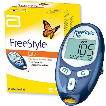 Medidor de glicemia por sensor