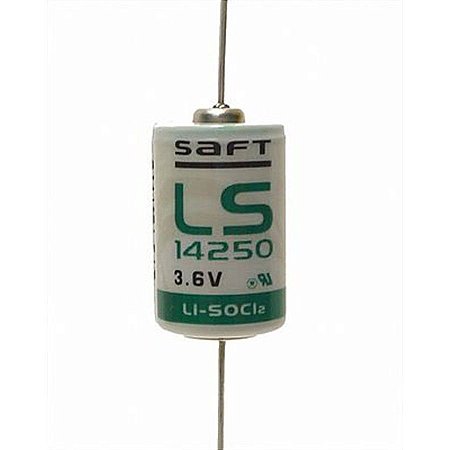 Bateria de Lithium 3,6v com Terminal LS14250 Saft