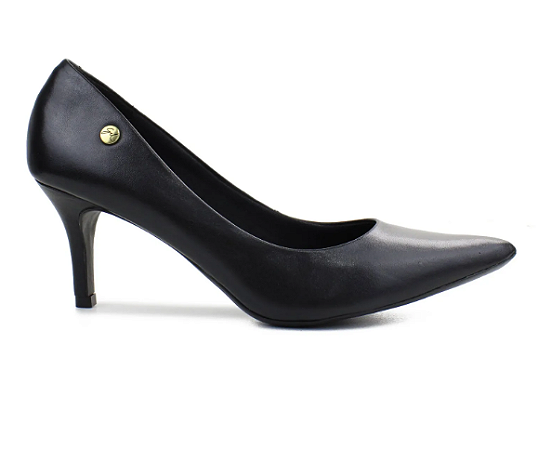 Scarpin Vermelho em Couro Liso e Salto Fino - Giulia Domna