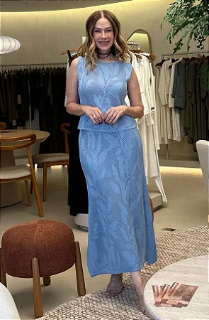 Regata Azul Haes Feminina Confortável