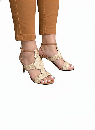Sandália Salto Fino Lacore