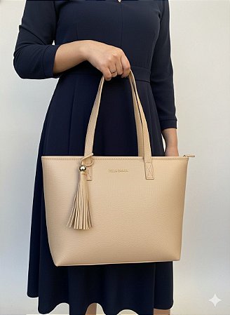 Bolsa Grande Nude Giulia Domna Elegante