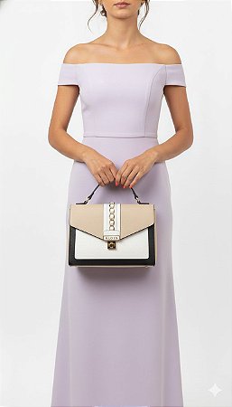 Bolsa Gloss Couro Feminina Elegante