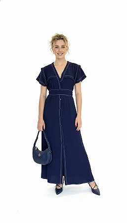 Vestido Marinho Maria Valentina
