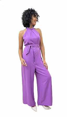 Macacão Lilás Morena Rosa Feminino