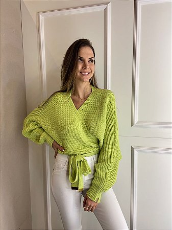 TRICOT AMARRAÇÃO DAS GURIAS VERDE 00022360