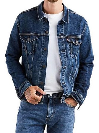 JAQUETA JEANS LEVIS THE TRUCKER MASCULINA 723340322