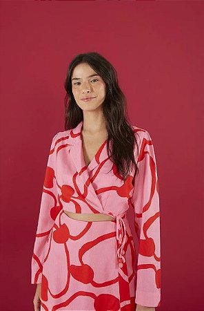 BLAZER CROPPED MAXI CAJU FARM 304772