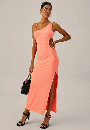 VESTIDO ASSIMÉTRICO SUPER MIDI LANÇA PERFUME EASY 502VE007019