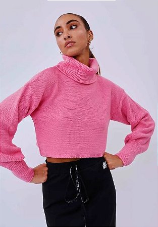 BLUSA DE TRICOT GOLA LANÇA PERFUME EASY 503BL001215