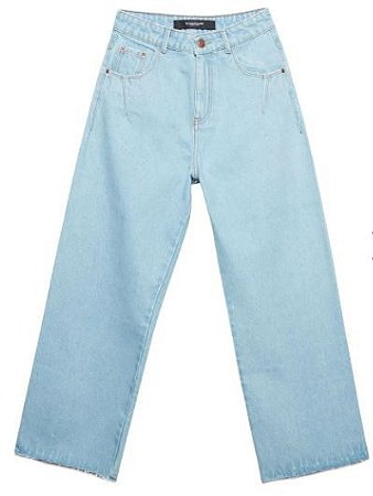 CALÇA JENS AZUL CLARO WIDE LEG DAMYLLER 1N0MV62