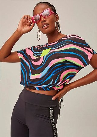T-SHIRT CURTA ESTAMPADA LANÇA PERFUME EASY 502TS002902