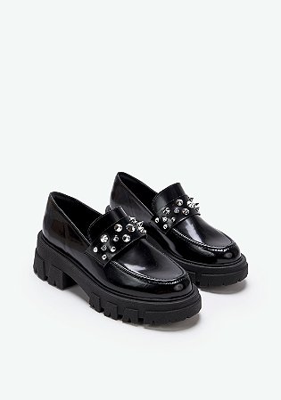 MOCASSIM COM SPIKES PRETO LP EASY 537MC000068