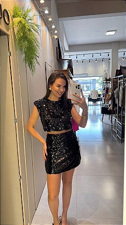 BLUSA MUSCLE CROPPED PAETE PRETA MYFT 502BL006984