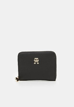 CARTEIRA POPPY PLUS MED ZA PRETO TOMMY HILFIGER THAW0AW15259