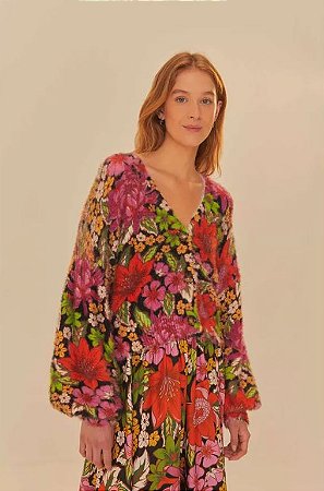 CARDIGAN TRICOT FLORAL VIVI FLORAL 326254
