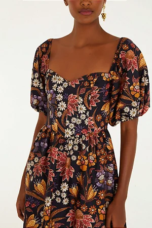 Vestido Curto Estampado Lili