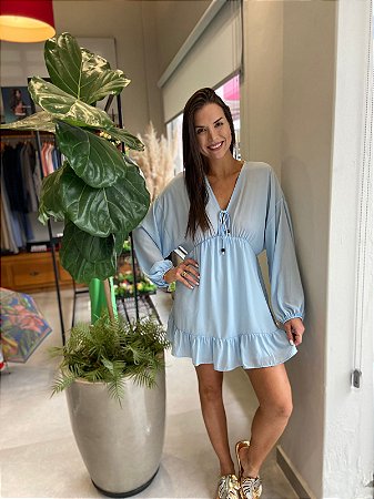 Vestido Curto Com Amarração MYFT 502VE011821