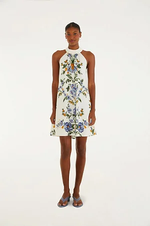 Vestido Curto Estampado Floral Penélope FARM 345541