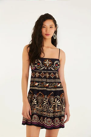 Vestido Curto Estampado Adriele FARM 345456