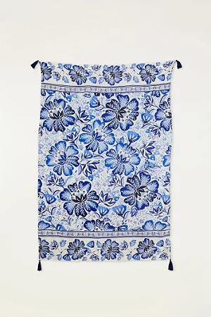 Canga Estampada Paraíso De Flor Achadinhos FARM 346038