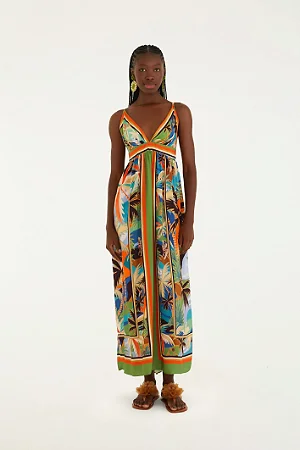 Vestido Lenço Estampado Bem Querer FARM 347678