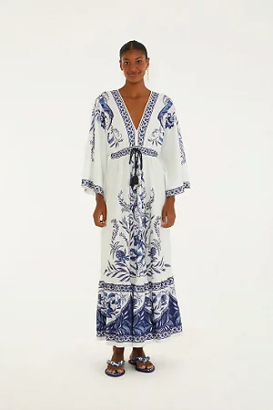 Vestido Midi Estampado Nina FARM 347015