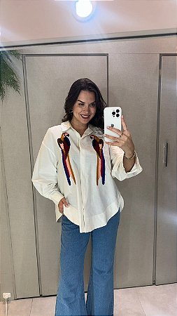 Camisa Bordada Araraquara Farm 359294