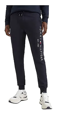 CALÇA MOLETOM BASIC BRANDED SWEATPANTS AZUL MARINHO TOMMY HILFIGER THMW0MW08388