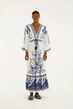 VESTIDO MIDI NINA ESTAMPADA FARM 347015