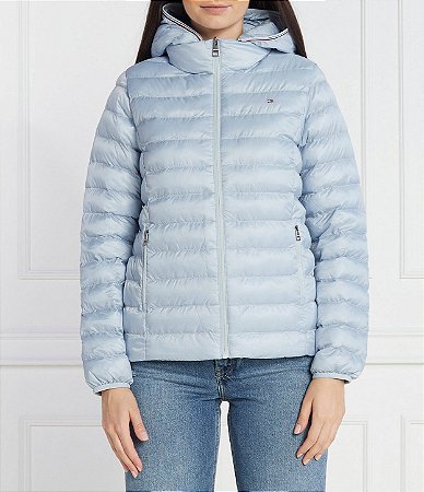 JAQUETA LW PADDED GLOBAL STRIPE AZUL CLARO TOMMY HILFIGER THWW0WW38927