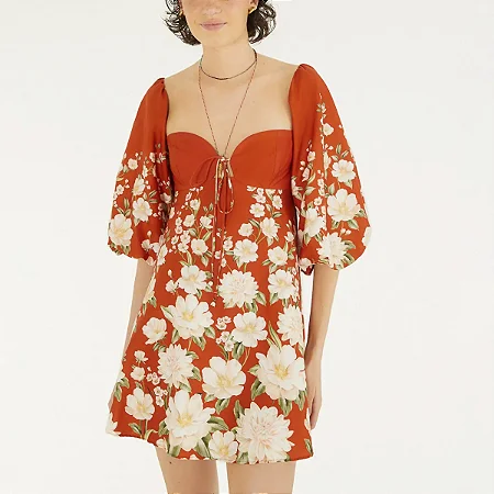VESTIDO CURTO GABRIELLE ESTAMPADA FARM 351033