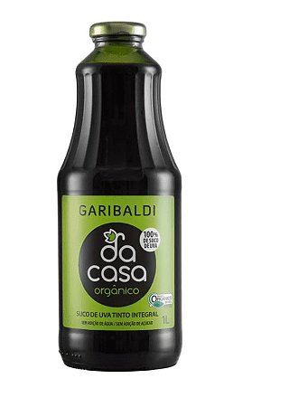 Garibaldi Da Casa Suco de Uva Orgânico Integral 1L